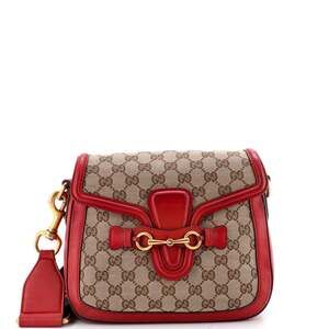 Gucci Lady Web Shoulder Bag Gg Canvas #258766G11B